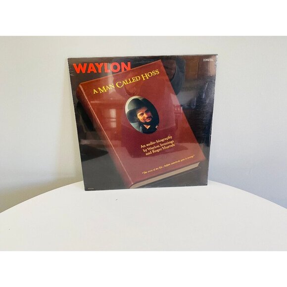Waylon Jennings A Man Called Hoss, Factory Sealed Vinyl Record, Vintage 12" LP - Picture 4 of 5